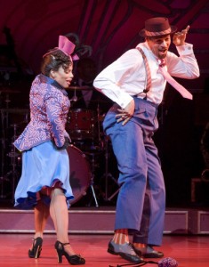 Debra Walton and Eugene Barry-Hill as they appeared in Ain't Misbehavin' two years ago at the Ahmanson Theater in Los Angeles. They and two of their castmates from that production will be in a new production at the Long Wharf next months that attempts to bring the show back to its smaller-venue roots. Photo by Craig Schwartz.