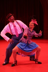 Eugene Barry-Hill (in the Andre role) and Debra Walton (as Charlayne) in a recent production of Ain't Misbehavin' at the Cincinnatti  Playhouse in the Park. They both appear in the new production of the show now at the Long Wharf Theater. Photo by Sandy Underwood.