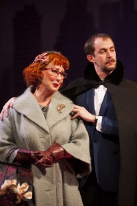 Ruth Williamson and Michael Keyloun as Aunt Queenie and Nicky in Bell, Book & Candle at the Long Wharf. Photo by T. Charles Erickson.