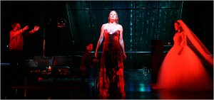 A scene from the previous Yale Rep show written by David Adjmi and directed by Rebecca Taichman, The Evildoers.