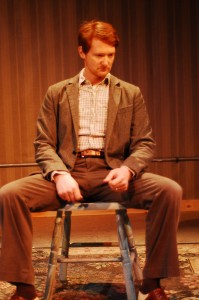 Brian Willetts, waiting for Lefty along with the rest of the New Haven Theatre Company through March 3.