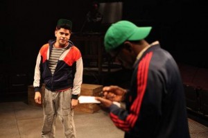 Brian Quijada and Terrell Donnell Sledge in Idris Goodwin's How We Got On at the Actors Theatre of Louisville Humana Festival through April 1.