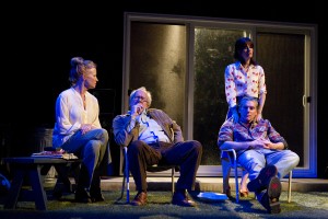 The Realistic Joneses, through May 12 at the Yale Repertory Theatre. Photo by Joan Marcus.