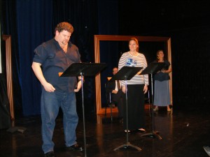Dan Sherman and Liliane Klein present a scene from January Joiner.