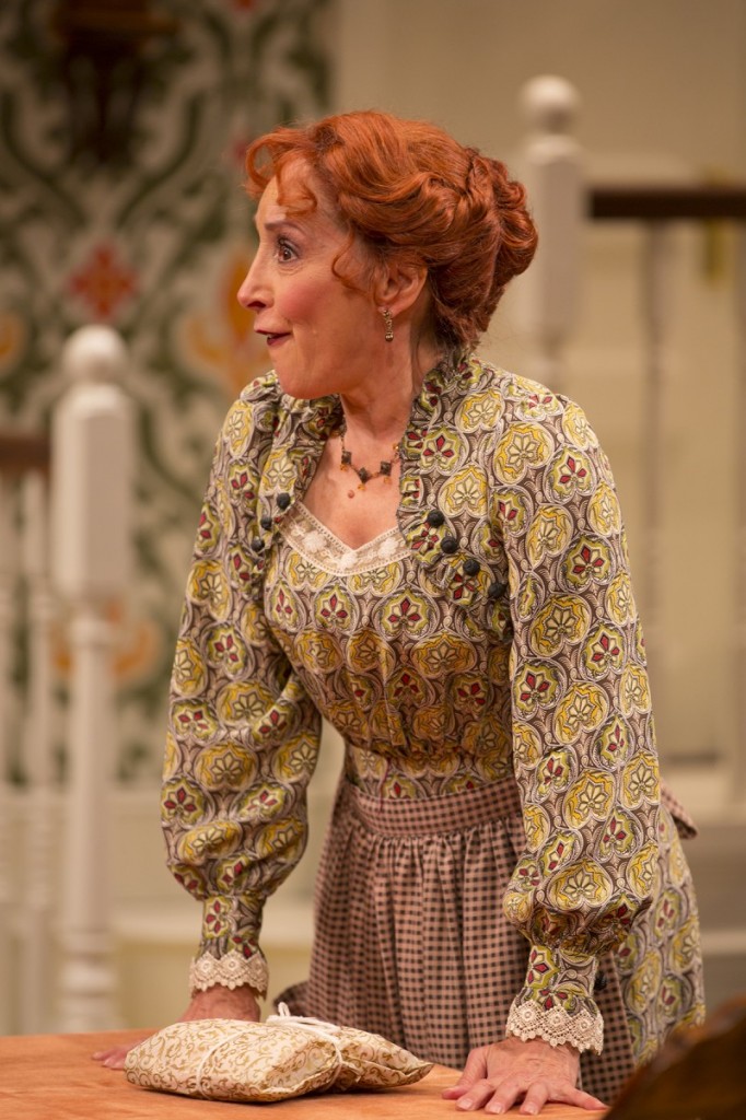 Didi Conn in The Underpants at Long Wharf Theatre. Photo by T. Charles Erickson.
