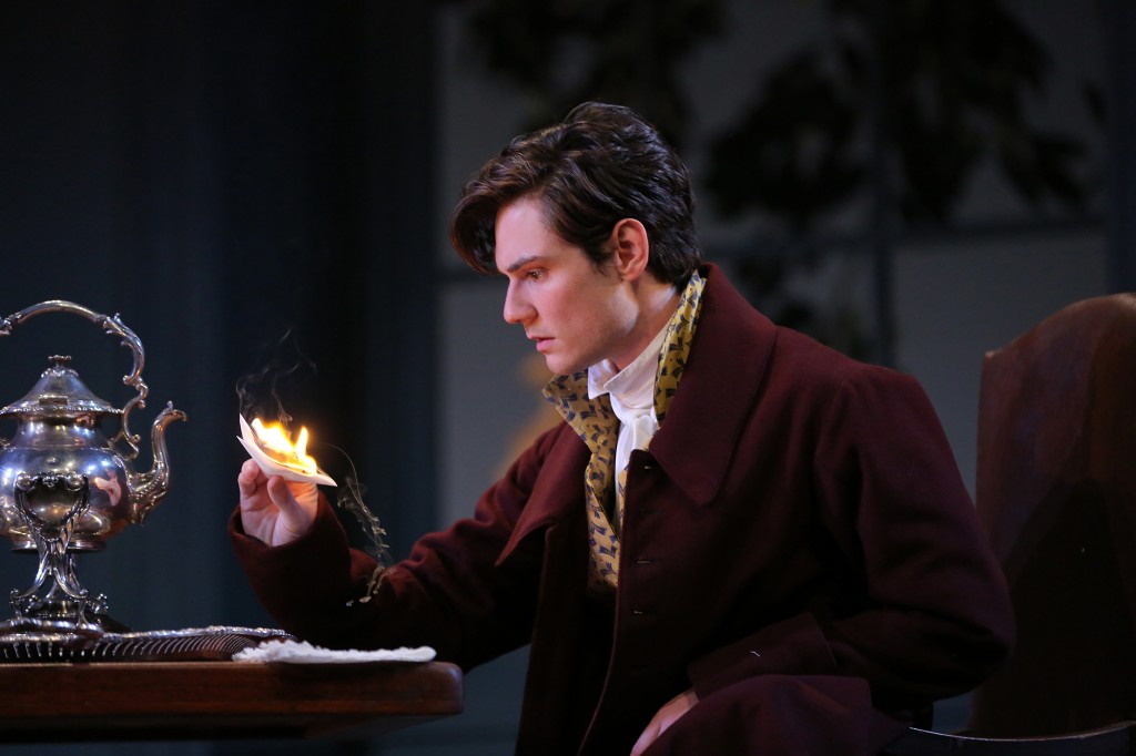 Tom Pecinka as Septimus Hodge in the Yale Repertory Theatre production of Tom Stoppard's Arcadia. Photo by Joan Marcus.
